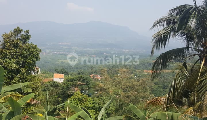 Tanah Di Cigudeg Dengan View Penggunungan cocok utk Perumahan
