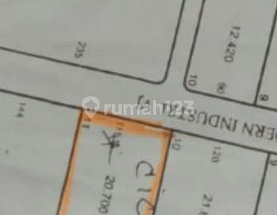 Tanah Dijual Industri Modern Cikande Murah