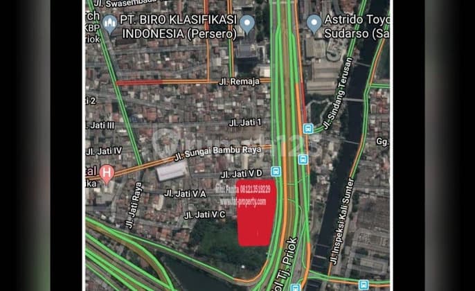 Tanah Kavling Komersial luas 8200 m2 Yos Sudarso Jakarta Utara