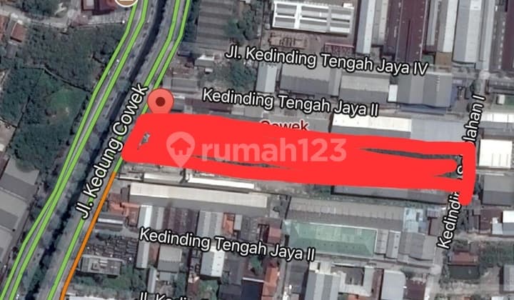 Langka Tanah Kedung cowek 0 jalan dibawah NJOP