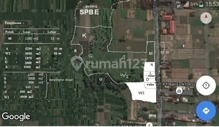 Tanah strategis Abiansemal Badung Bali