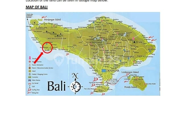 Tanah di Perancak - Bali 4 Hektar