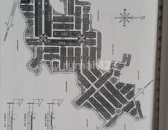 tanah murah sudah ada bangunan pengembang