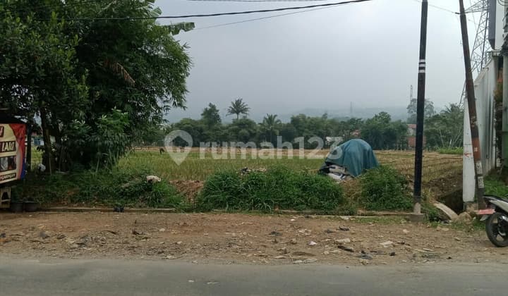 Tanah yg strategis dgn 2 sisi jalan d kota krawang