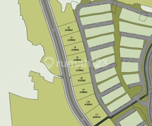 kavling commercial bsd city lokasi strategis pinggir jalan utama bsd city