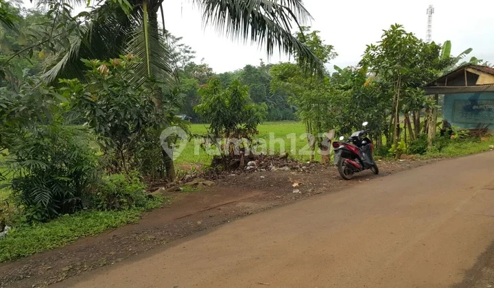 For Sale, land in a strategic location just 20 m from the Jonggol main road.