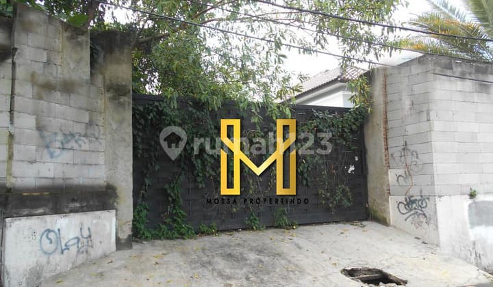 Tanah Strategis 1465 m2, SHGB, IMB lengkap, Izin bangun s/d 3 lantai, Bangka, Kemang Jakarta Selatan