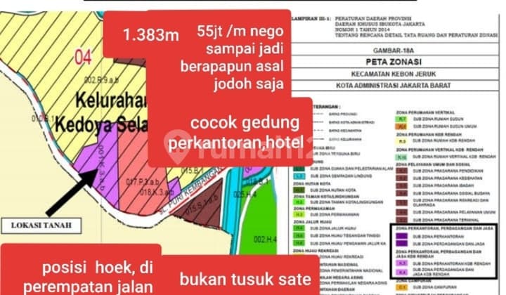 purple zone land corner