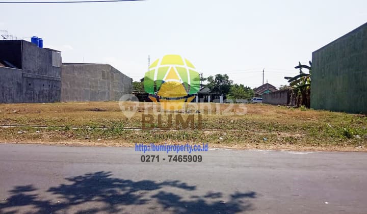 Tanah siap bangun cocok untuk perumahan atau gudang lokasi palur