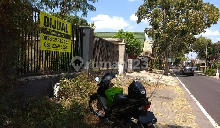 Tanah strategis tepi jl raya utara Jl Gito Gati