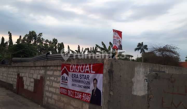 Empty land in the complex, price reduced, peaceful and comfortable in Rawamangun, East Jakarta.
