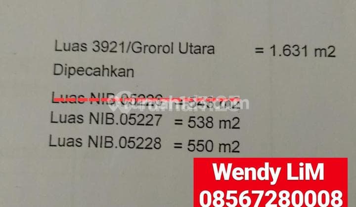 (FOR SELL) TANAH / KAVLING MURAH (( PERMATA HIJAU )) LT . 550 M2 , iDR. 40 JT/M2 ( SIAP BANGUN ! )