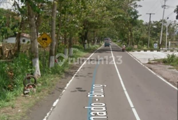 Tanah 2,2h di jl raya Manado Bitung Kauditan cocok buat GUDANG