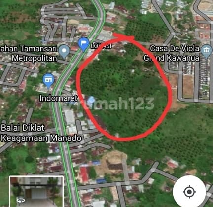 Tanah 3~6 h di depan Tamansari cocok buat mall dan hotel