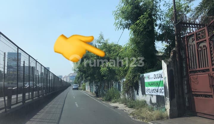 Murah Tanah Komersial di Jl. Arjuna Selatan tembus ke Jalan Bima, pinggir tol Kebon Jeruk, area Kemanggisan, Jakarta Barat