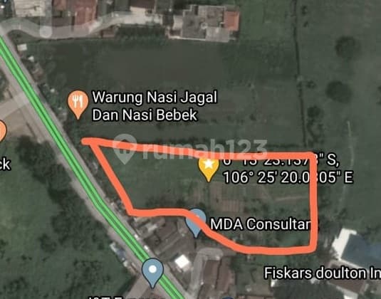 Kavling Siap bangun Jl Raya Serang, Siap Bangun Tangerang