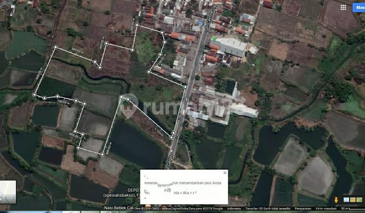 Tanah Cerme Kidul Nol jalan raya