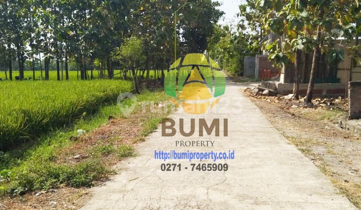 Ready-to-Build Land Location in Jaten, Karanganyar