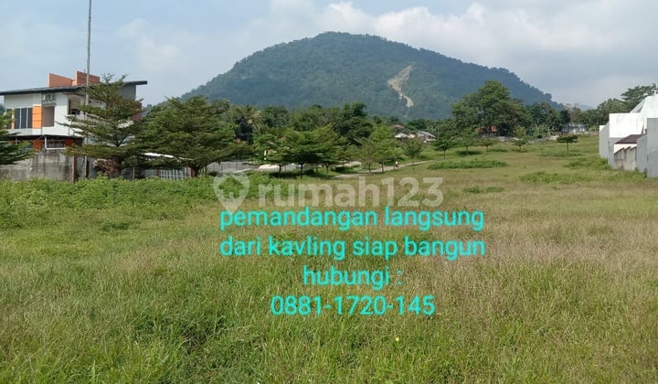 DIJUAL Kavling siap bangun view gunung pancar di Sentul city