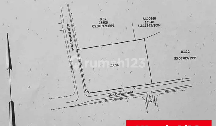 (TERMURAH) TANAH at Jl. DURIAN BARAT, JAGAKARSA, JAKSEL (TERMURAH) TANAH at Jl. DURIAN BARAT, JAGAKARSA, JAKSEL