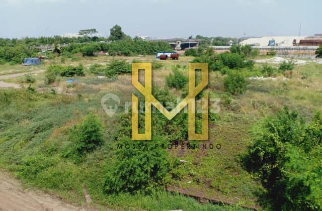 Tanah +/- 2,5 hektar di jalan Marunda Raya, Lokasi sangat strategis pinggir jalan