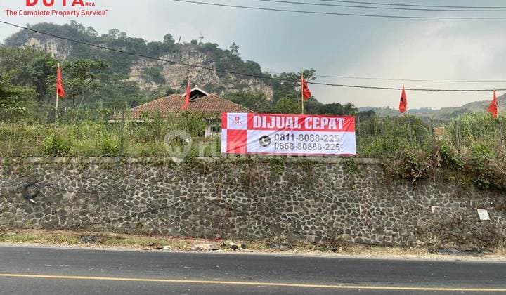 Land Location by the Busy Main Road, Citatah Padalarang, West Bandung.