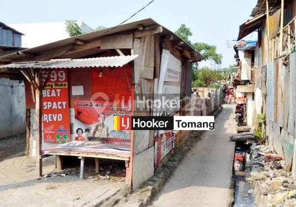 Bonus Bangunan Kost, TANAH Luas Murah Bentuk L daerah Semanan Jakarta Barat