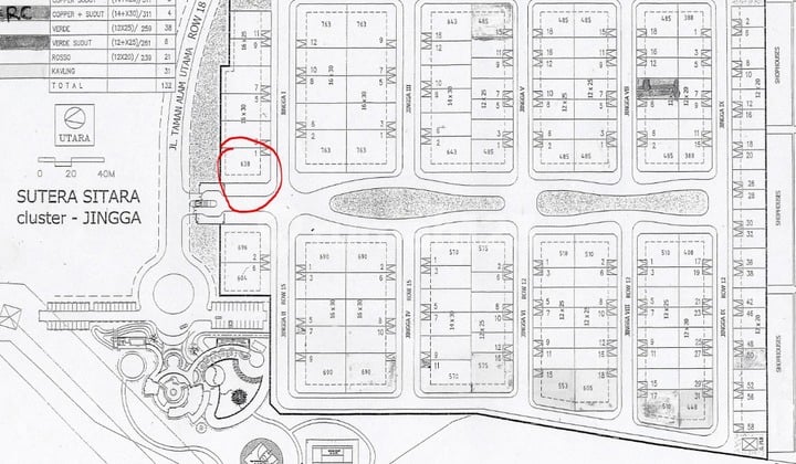 Large Hook Plot in Favorite Cluster Alam Sutera Large Hook Plot in Favorite Cluster Alam Sutera
