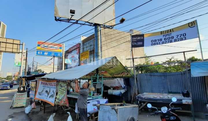 Kavling di pinggir jalan besar & ramai