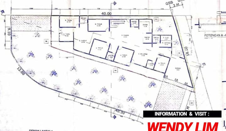 RUMAH LAMA, LUAS di AREA KOMERSIL Jl SENOPATI RAYA, SCBD