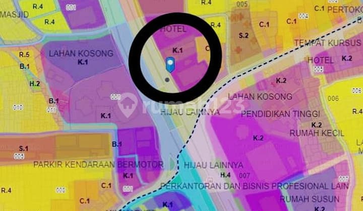 KAVLING KOMERSIAL BONUS RUANG USAHA (RESTO) di SLIPI, S.PARMAN
