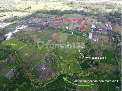 Termurah... Tanah seluas +/-2ha, di Abiansemal, Badung, Bali.