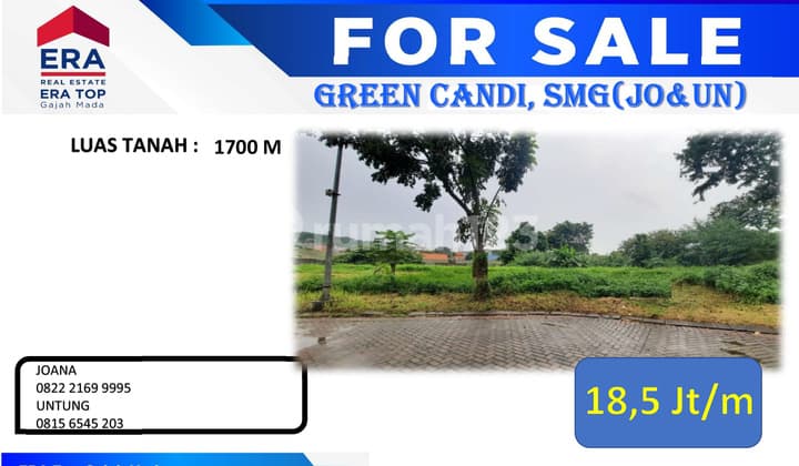 Tanah Siap di Tempati di Green Candi Semarang