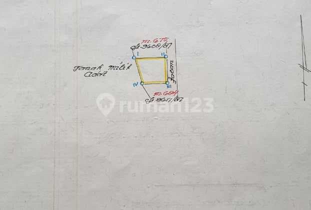 Dijual Kavling Di Perum Bumi Putera, Jl Albarkah, Ciputat Tangerang Selatan