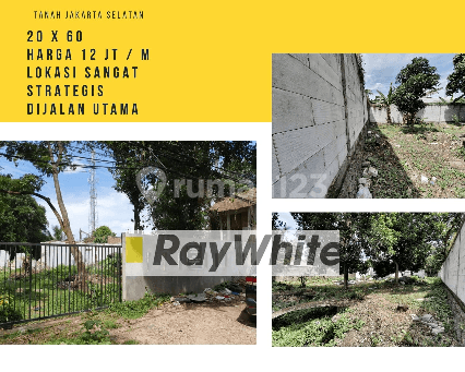 BEST PRICE!!! Tanah Strategis di Kebagusan Jakarta Selatan