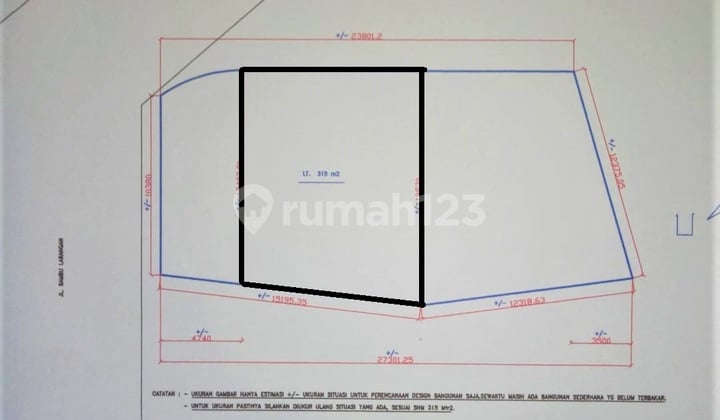 Kavling dijual di Bambu Larangan, Kalideres *0044-JEL*