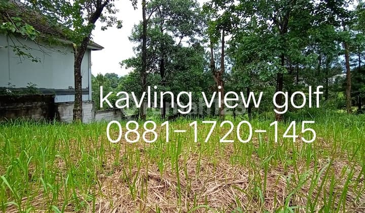 kavling siap bangun view golf di Sentul city