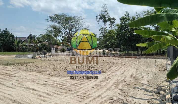 Tanah Luas Siap Bangun Lokasi di Karanganyar