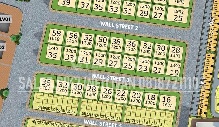 KAVLING KOMERSIL PIK 2 (Wall Street Center)