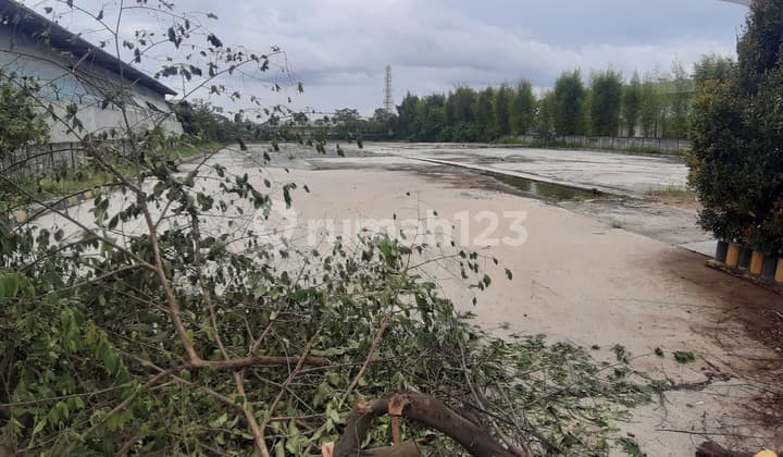 Lahan Siap Pakai sudah core beton 6000m2 di Legok Tangerang