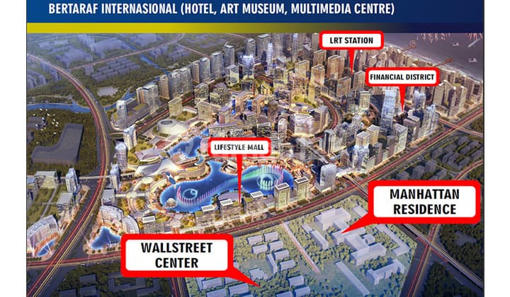 Kavling hunian Manhattan PIK 2 Luas 450m