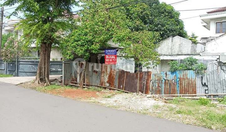 Tanah lokasi strategis jalan lebar di Meruya. 14739