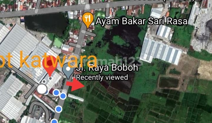 Tanah Industri Raya Boboh Kepatihan Industri 5.5hektar 2.5jt/M