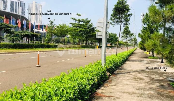 Kavling Komersial Sangat Strategis depan ICE dan Hotel Santika Premiere serta dekat OCBC Tower, BSD City Tangsel