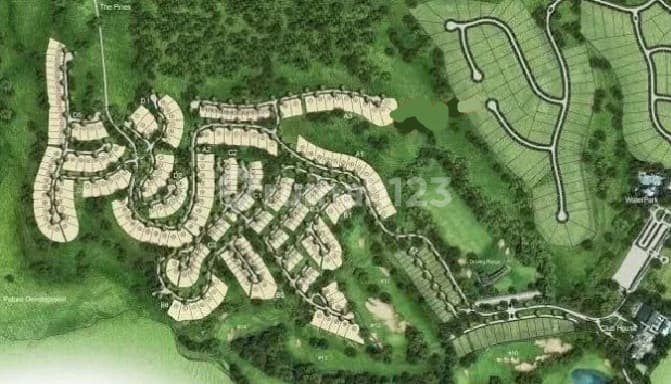 Tanah Kavling Lt 1290 M2 di Sagamore Hills Taman Dayu Prigen