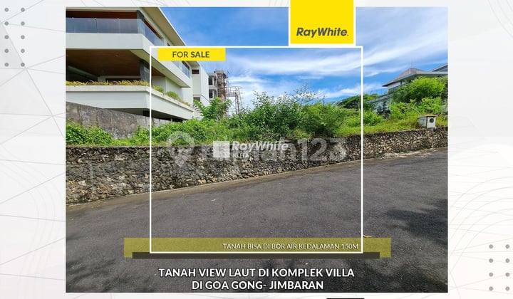 Tanah View Laut di Komplek Villa di Goa Gong- Jimbaran