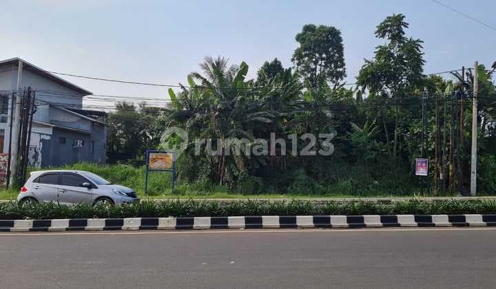 Dijual Kavling Jalan Raya Ciater Bentuk Kotak Lt 864m²