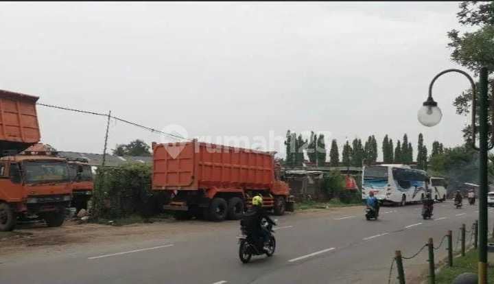 tanah kavling di jalan raya bojong sari bekasi