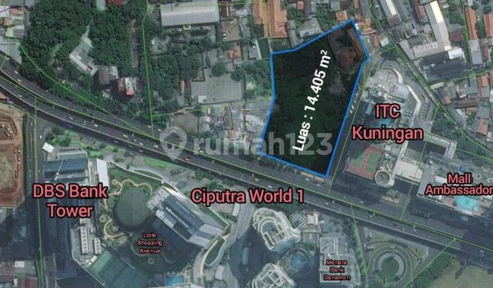 Tanah comersial kuningan city jakarta selatan