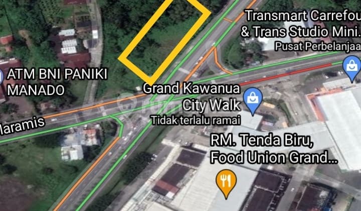 Tanah 1000xxxxM2 Ring Road 2 Depan Transmart Buat Showroom